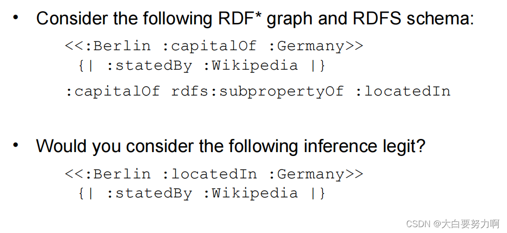 RDF* and Inference1