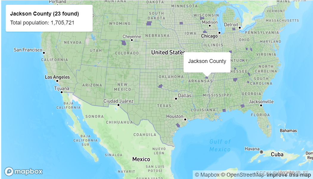 mapbox 高亮相同特征的要素数据