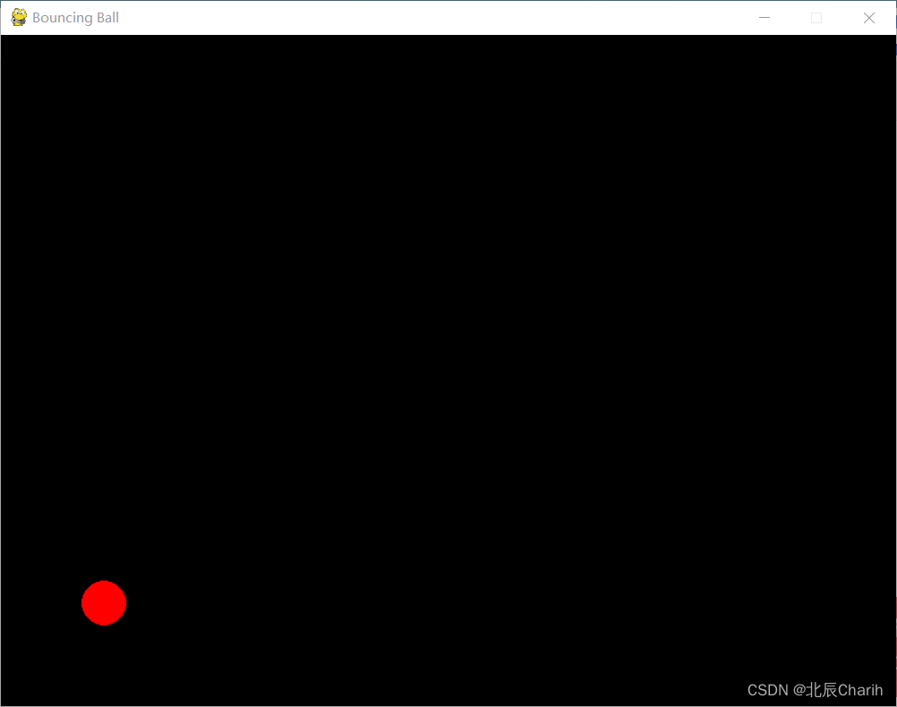 <span style='color:red;'>编写</span>一个弹跳小球<span style='color:red;'>的</span><span style='color:red;'>程序</span>，小球在窗口中四处反弹（<span style='color:red;'>python</span>）