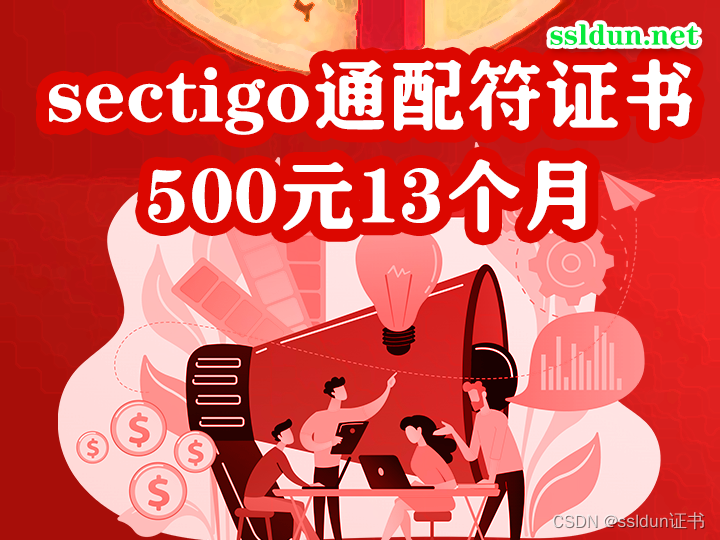 sectigo通配符证书500元13个月