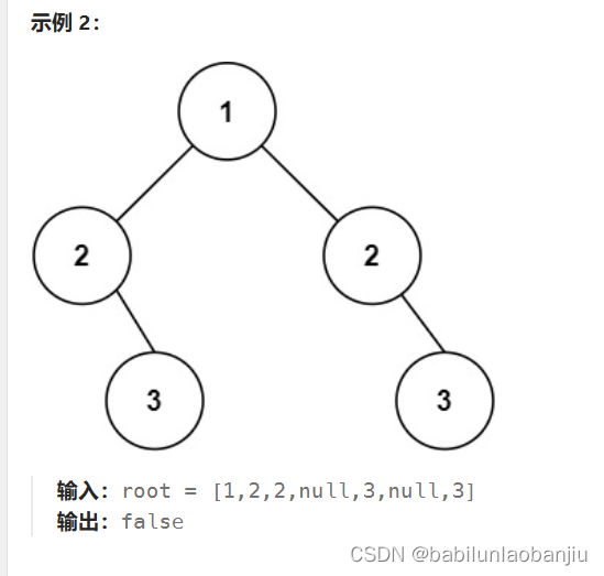 对称二叉树（oj题）