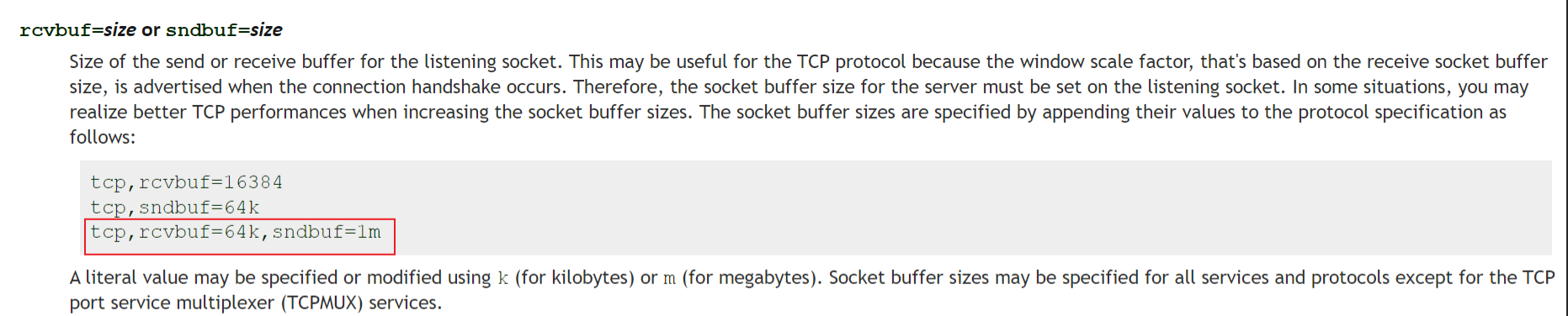 qnx修改tcp和udp缓冲区默认大小