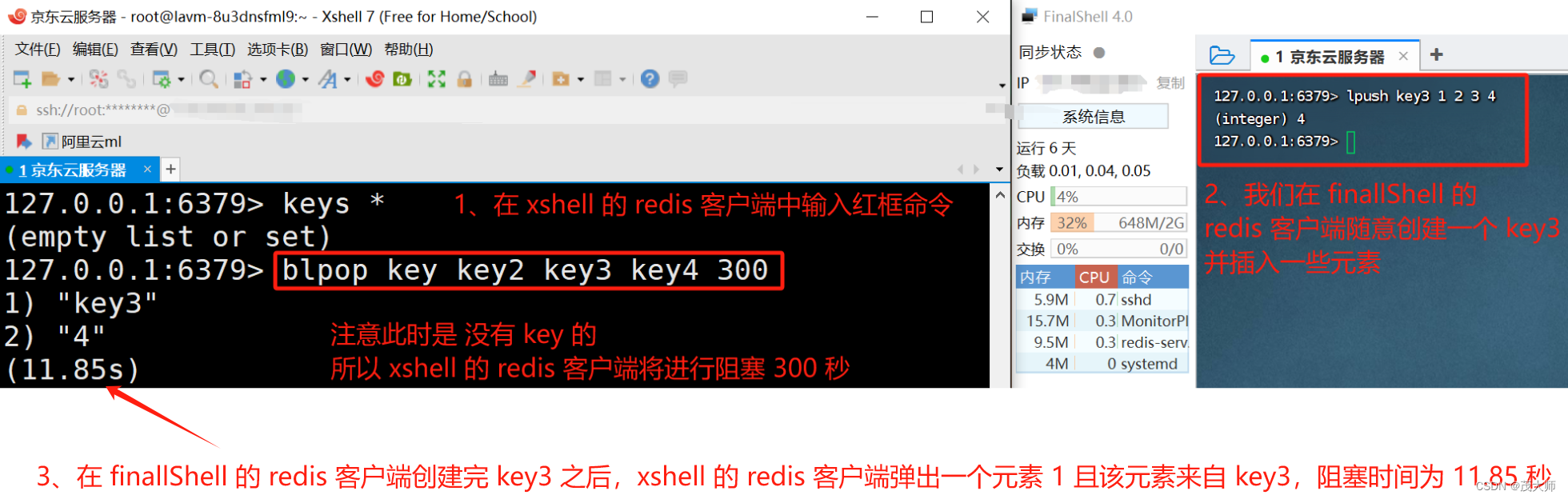 2023.12.27 关于 Redis 数据类型 List 常用命令