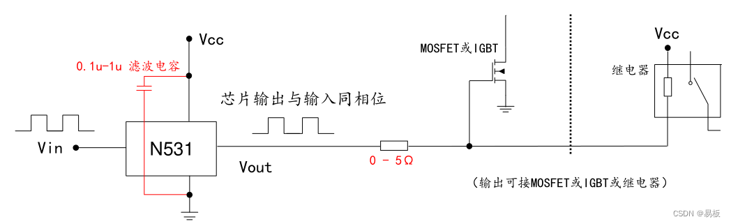  N531典型应用电路图