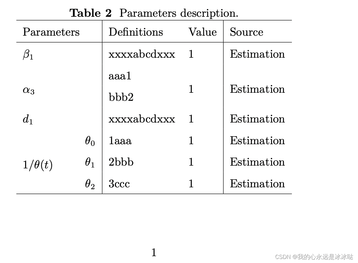 latex multirow学习