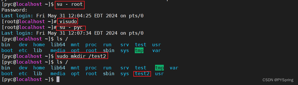 Linux-在centos7中为普通用户配置sudo认证