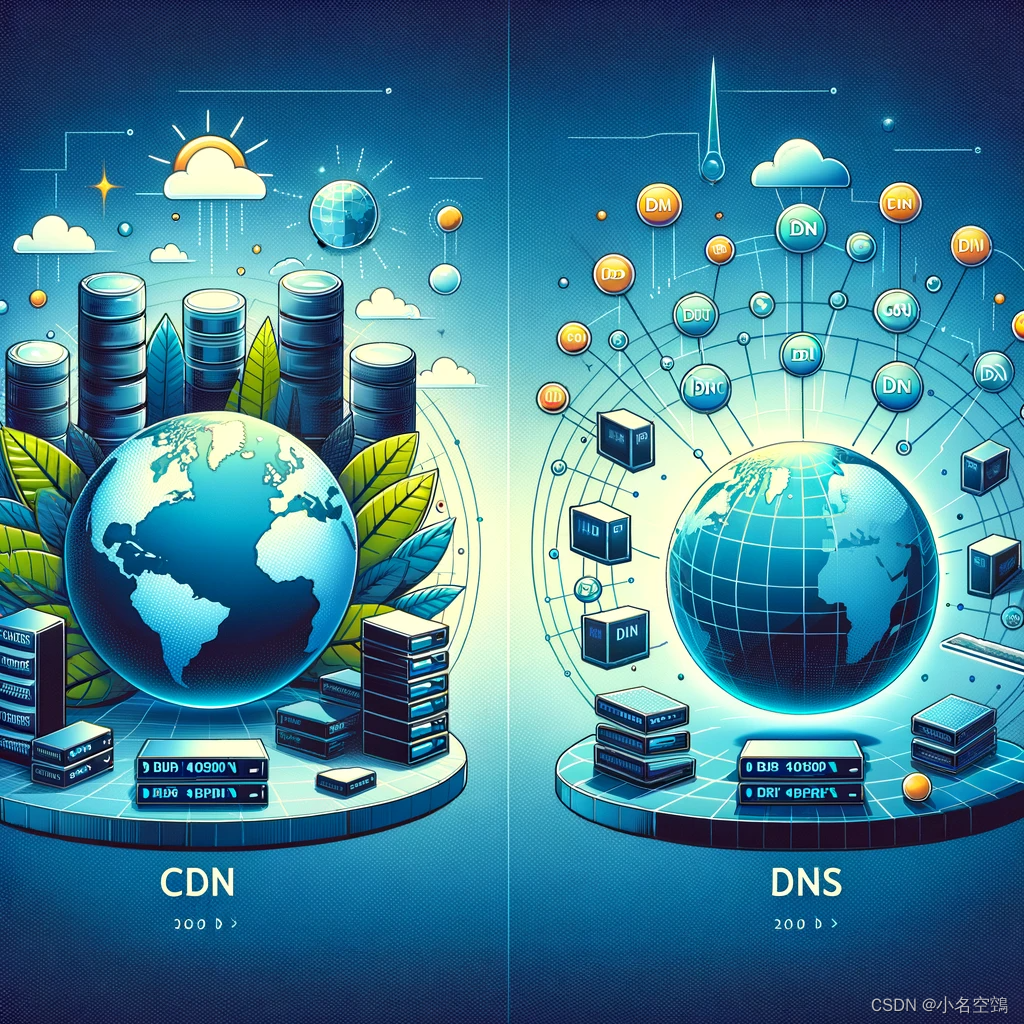 CDN（内容分发网络）和DNS（域名系统）的区别