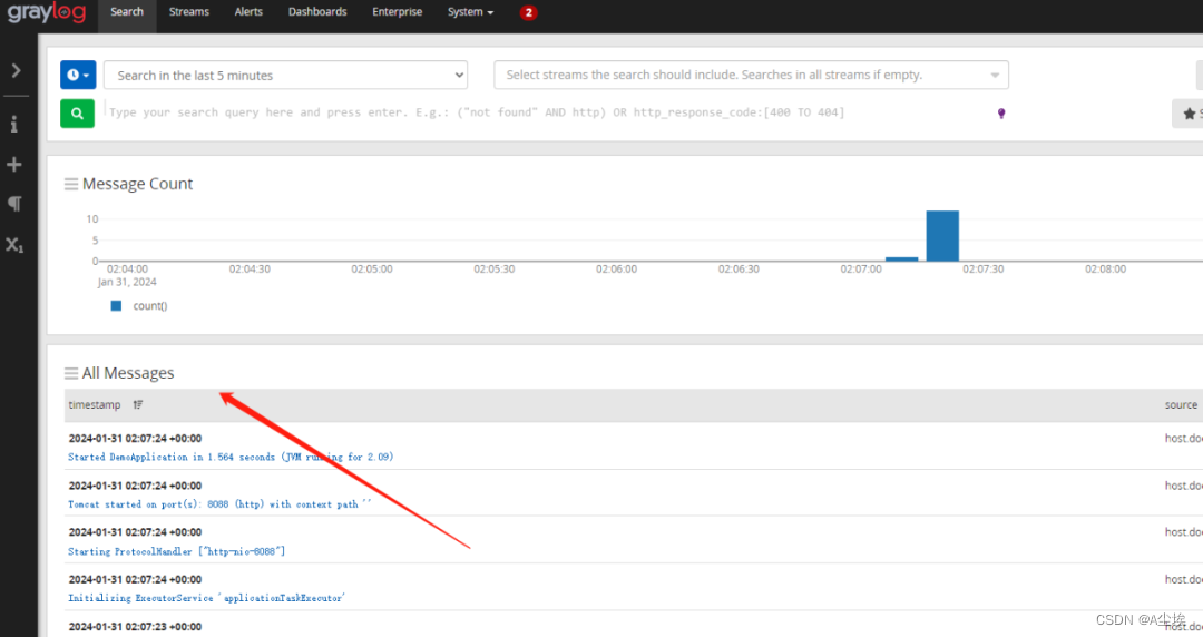 SpringBoot集成分布式日志管理平台graylog