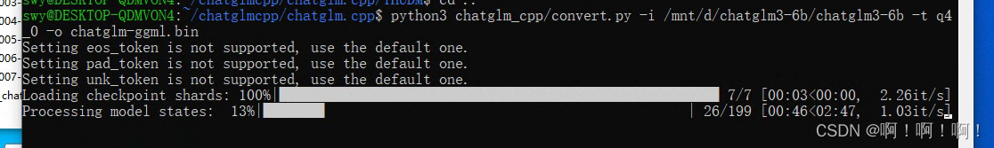 Chatglm Cpp Ubuntu Runtimeerror Internal Could Not Parse Modelproto