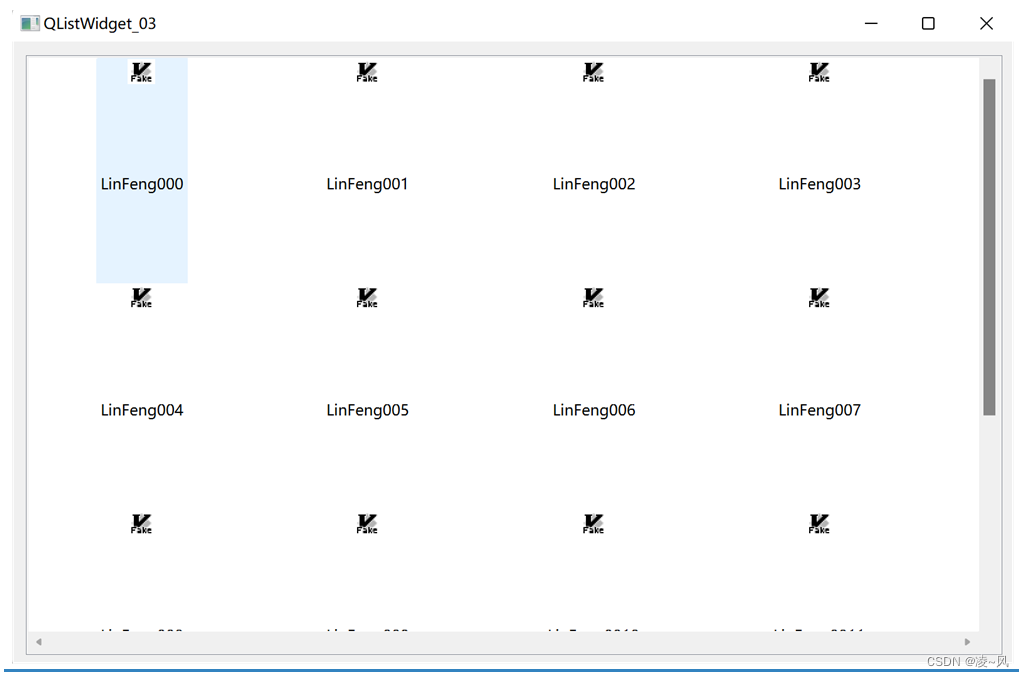 【QT入门】 QListWidget各种常见用法详解之图标模式