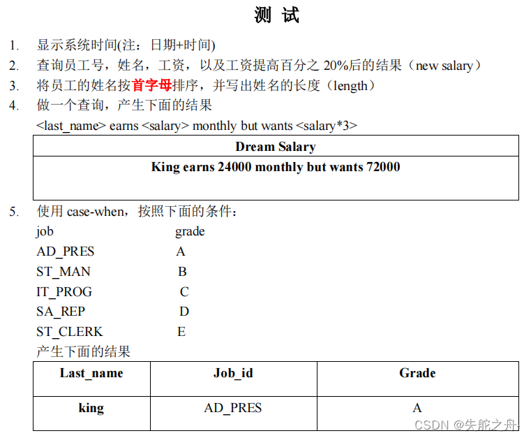 【Mysql数据库基础02】单行函数、排序