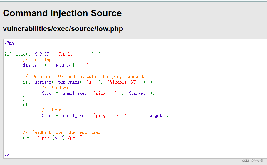 DVWA 靶场之 Command Injection（命令执行）原理介绍、分隔符测试、后门写入与源码分析、修复建议