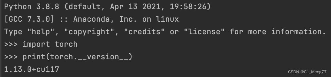 【Pytorch、torchvision、CUDA 各个版本对应关系以及安装指令】