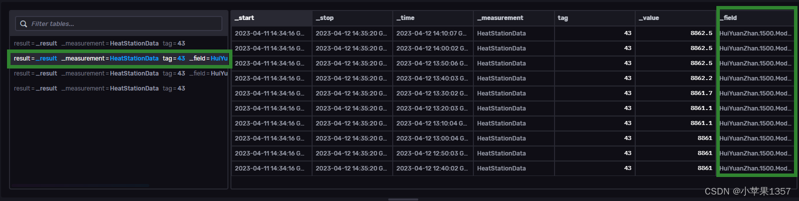 时序数据库Influxdb<span style='color:red;'>查询</span><span style='color:red;'>多</span><span style='color:red;'>个</span><span style='color:red;'>字段</span>_field同一时间的<span style='color:red;'>值</span>，组成一条数据