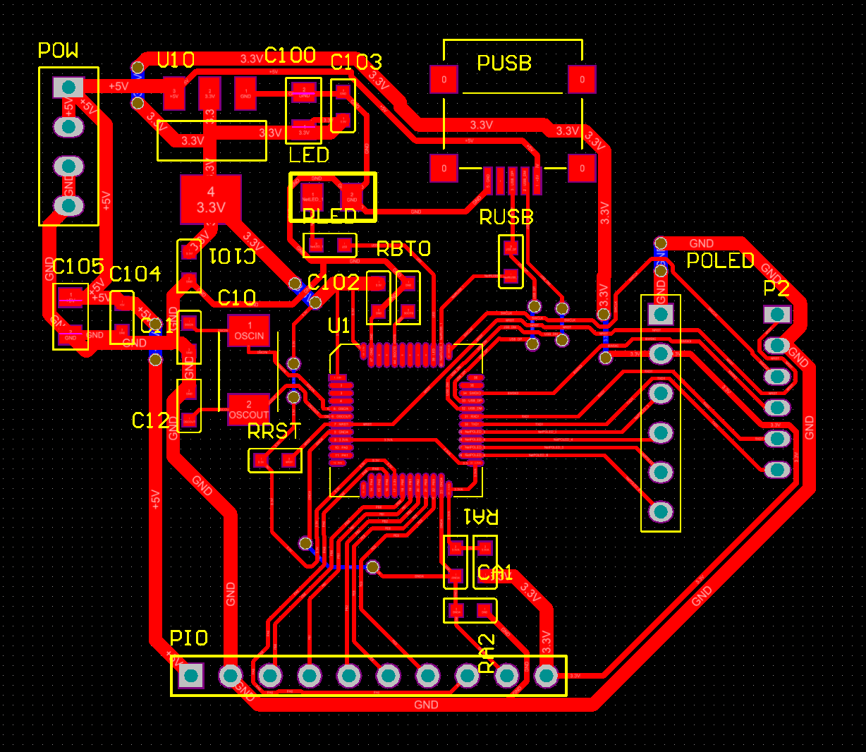测试stm32f373中的16bit的adc