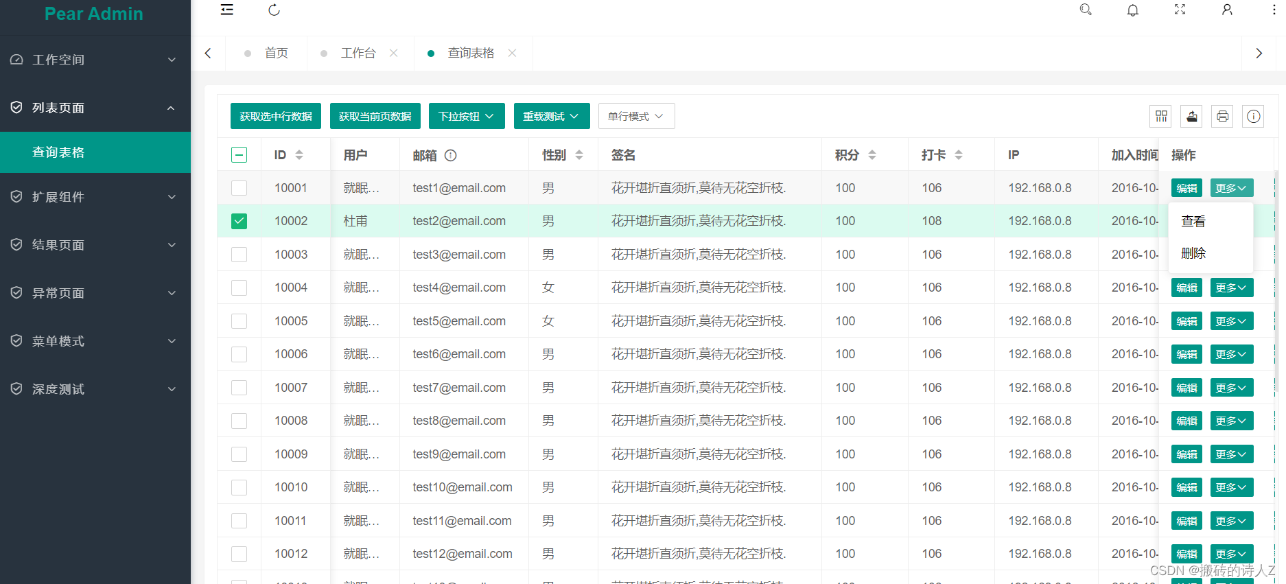 开源推荐榜【Pear Admin Flask 用python来创建后台管理系统】