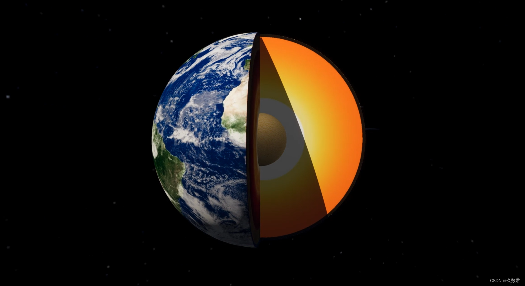 穿越地心：3D可视化技术带你领略地球内部奇观