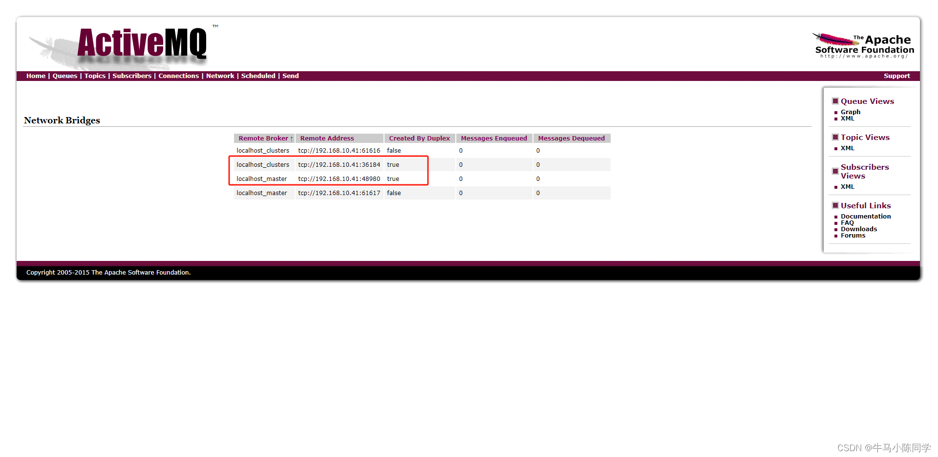 ActiveMQ + MQTT 集群搭建（虚机版本） + Springboot使用配置