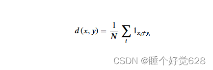 [机器学习]练习<span style='color:red;'>汉</span><span style='color:red;'>明</span><span style='color:red;'>距离</span>
