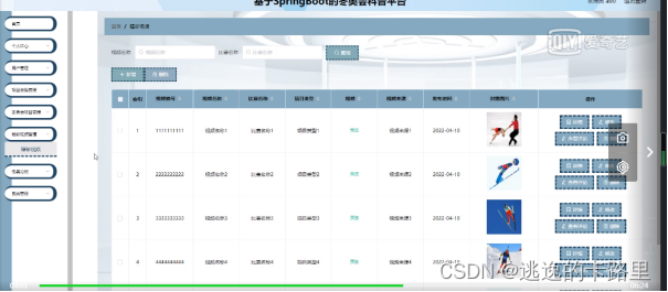 图5-11精彩视频管理界面图