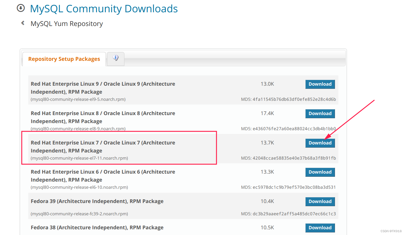 CentOS7使用yum安装MySQL8.0教程,在这里插入图片描述,第2张