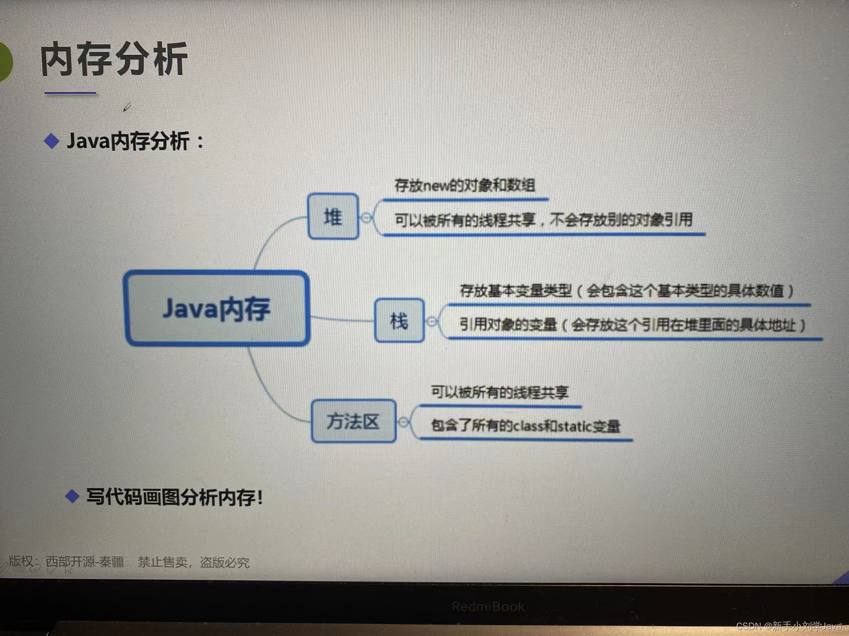 Java学习第十三节之三种初始化和内存分析