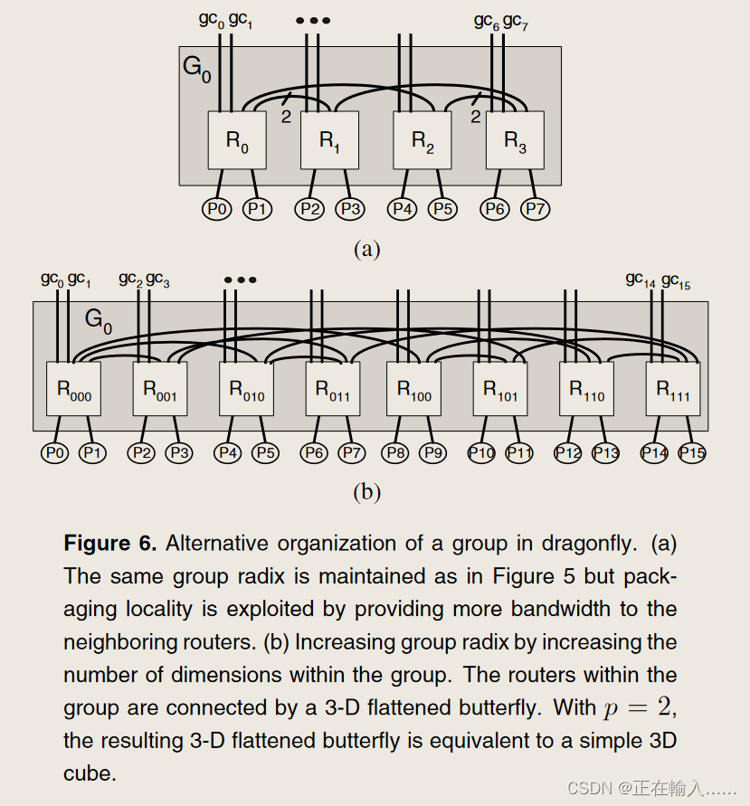 Dragonfly Topology 蜻蜓网络拓扑