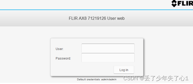 【漏洞复现】FLIR AX8红外线热成像仪命令执行漏洞