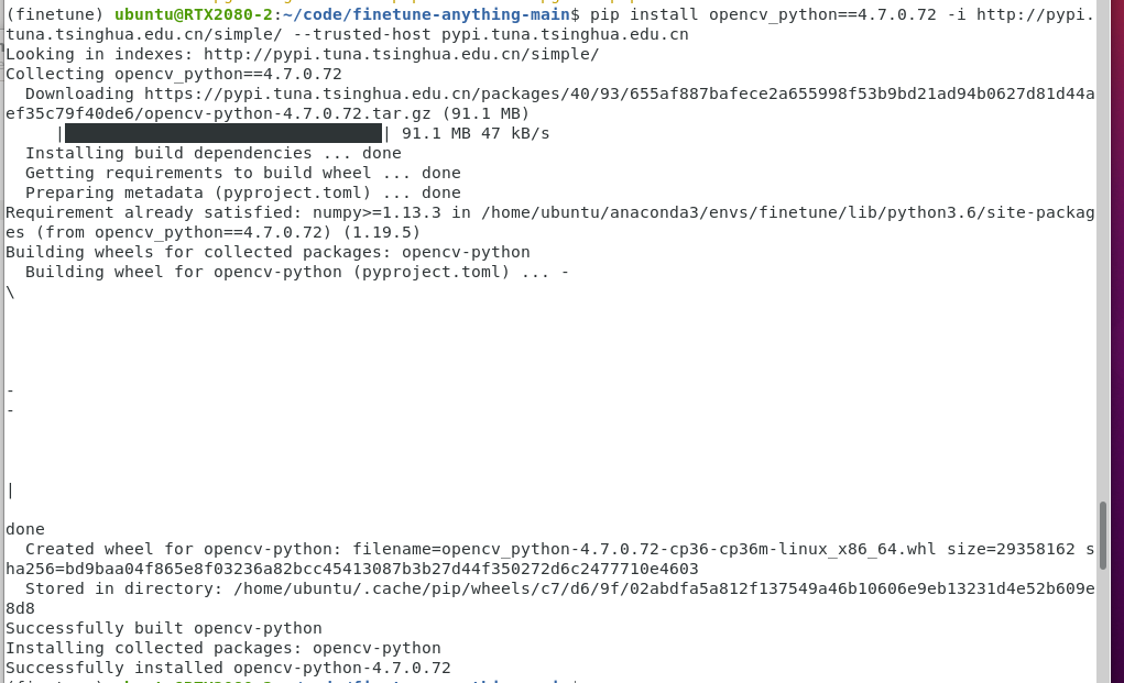 pip install opencv-python出现ModuleNotFoundError: No module named ‘skbuild‘错误解决方案