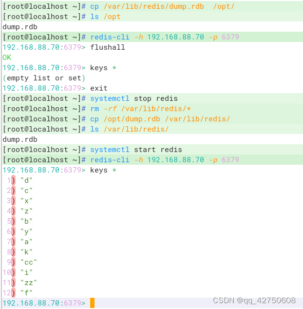 mysql和<span style='color:red;'>redis</span><span style='color:red;'>备份</span>和<span style='color:red;'>恢复</span>数据<span style='color:red;'>的</span>笔记