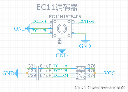 标准库 STM32+EC11编码器+I2C ssd1306多级菜单例程