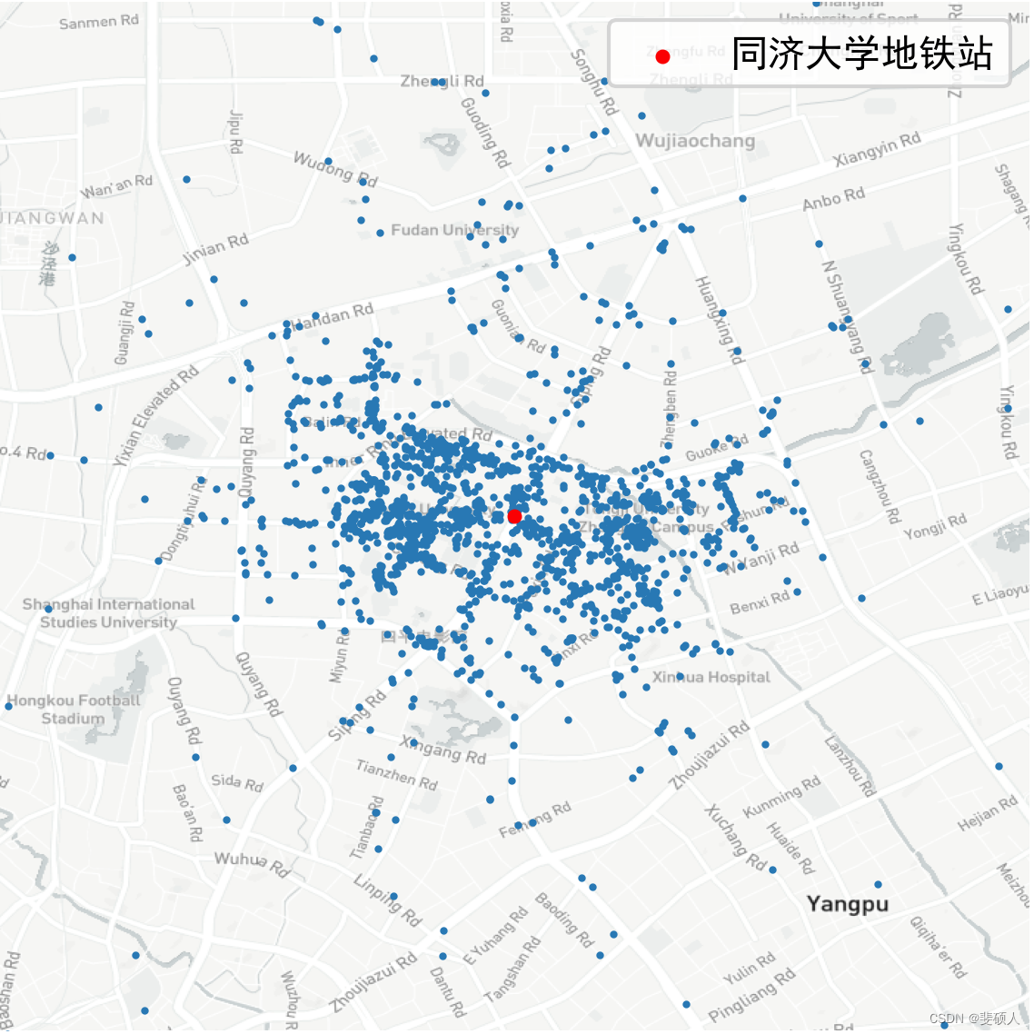 共享单车衔接需求分布