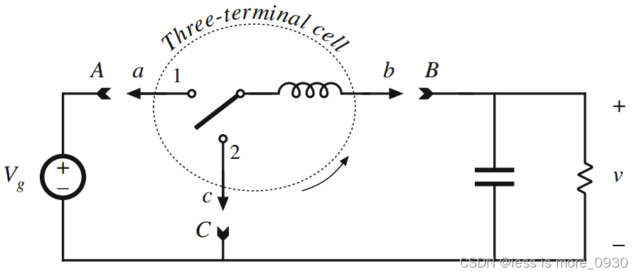 《Fundamentals of Power Electronics》——三端电池的旋转、负载差分连接