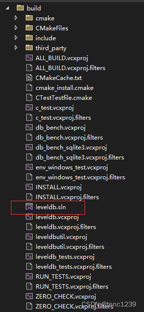 windows vs 自己编译源码 leveldb 然后使用自己编译的文件