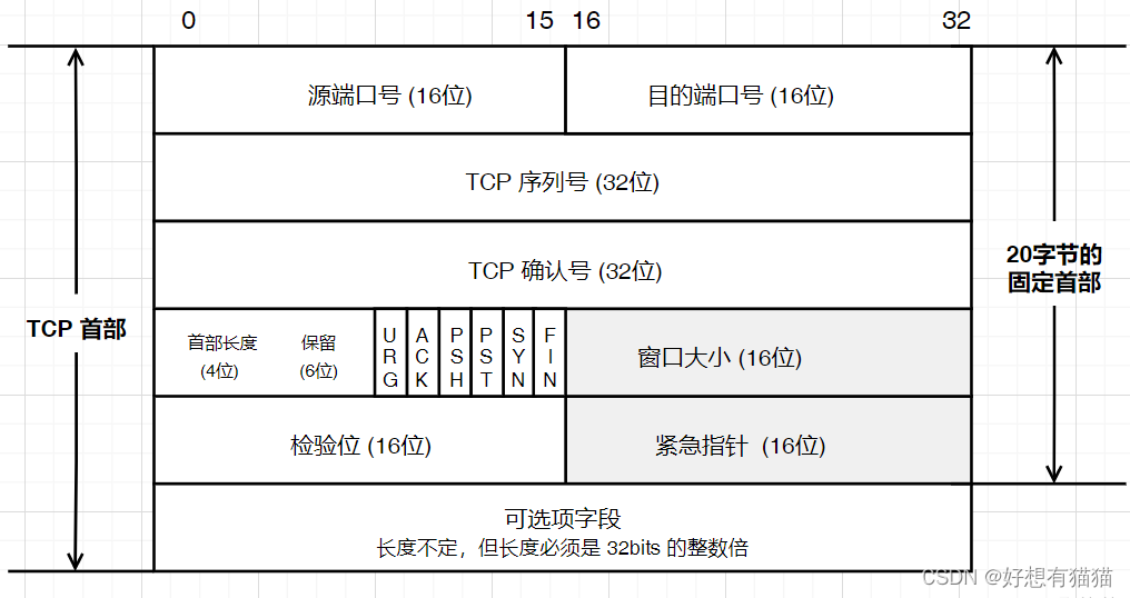 【计算机<span style='color:red;'>网络</span>】TCP<span style='color:red;'>协议</span>——1.<span style='color:red;'>报</span><span style='color:red;'>文</span><span style='color:red;'>格式</span><span style='color:red;'>详解</span>