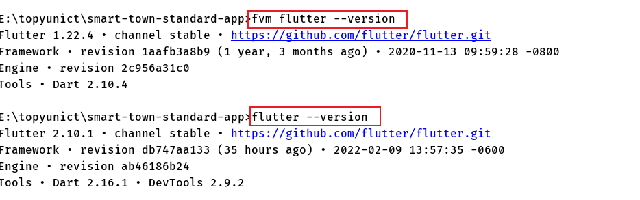 【Windows环境下使用fvm管理多版本Flutter（flutter版本升级回退）】