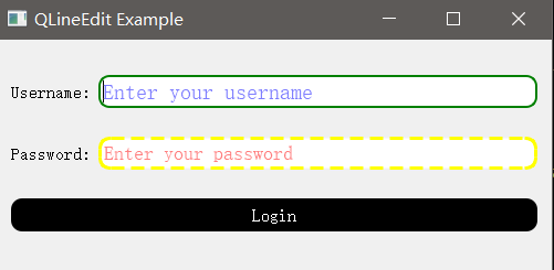 【QT基础入门 控件篇】QLineEdit 基础、高级和样式表使用详解