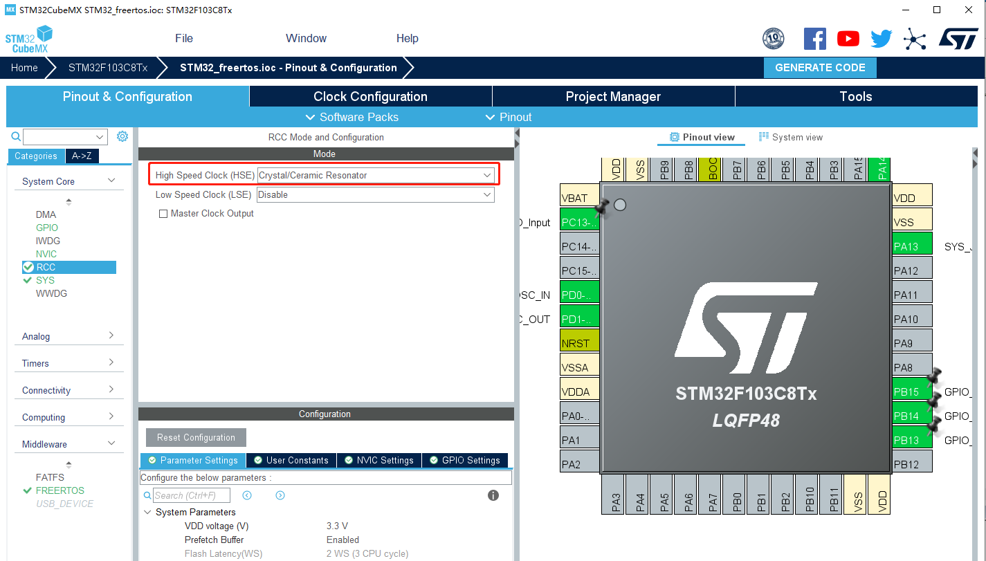 STM32 FreeRtos （HAL）_stm32 Freertos Hal-CSDN博客