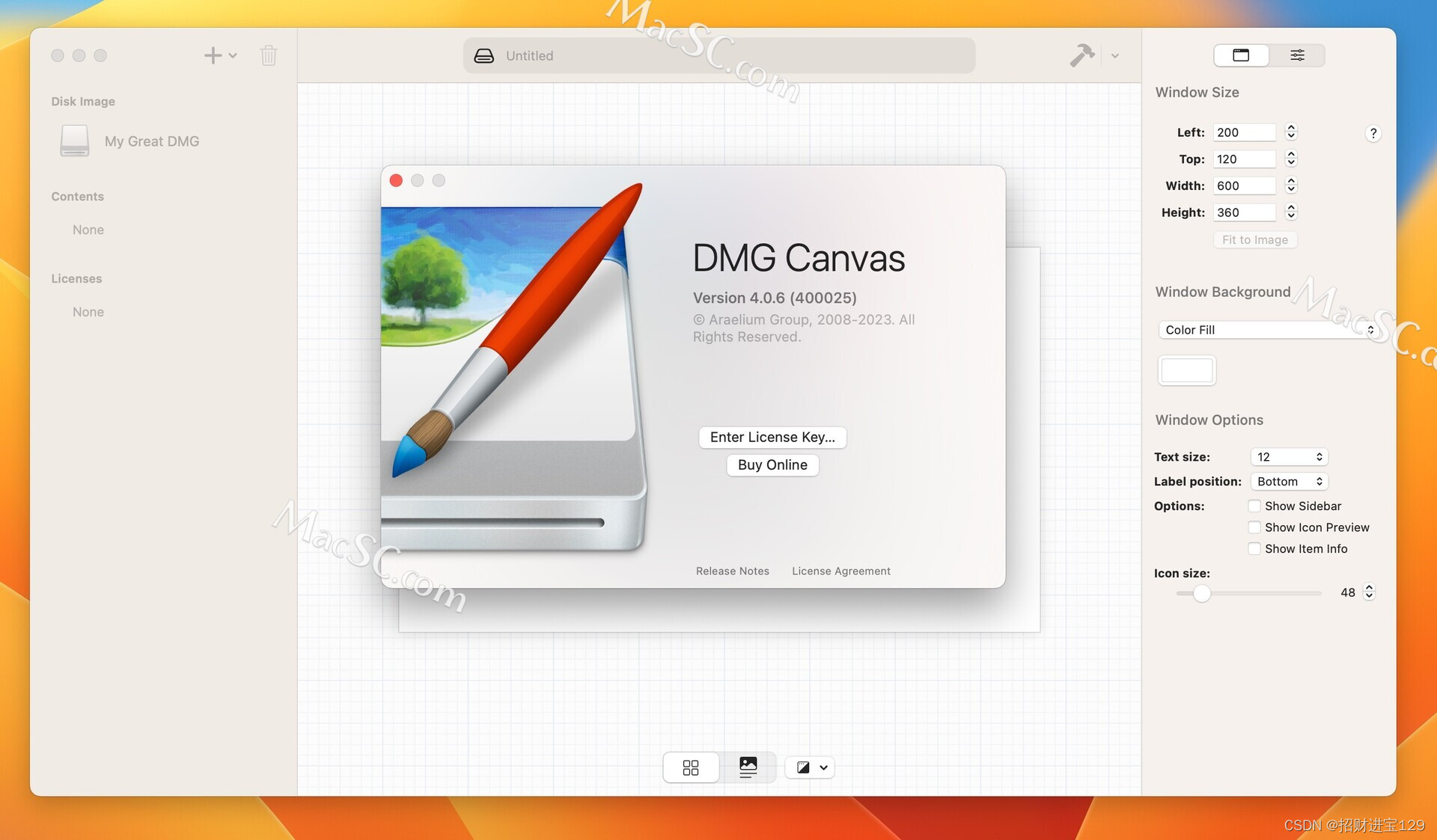 高效率、高质量的DMG映像制作：DMG Canvas for mac，助你轻松实现