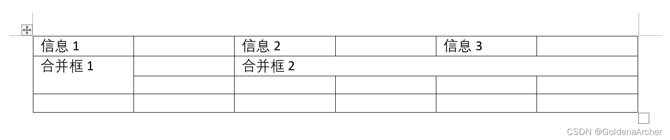 merge cells