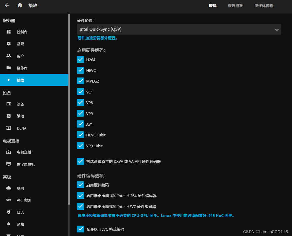 N5105 PVE 安装Jellyfin 并实现 硬解码_jellyfin_publishedserverurl