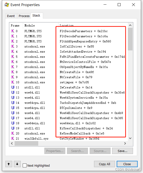 使用Process Monitor探测日志文件是C++程序哪个模块生成的