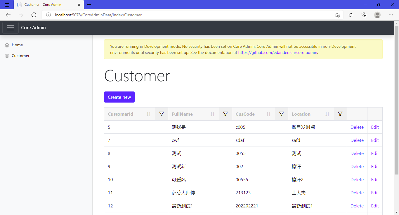 使用 EF Core Power Tools 和 CoreAdmin 在 5 分钟内将管理员 CRUD 网页添加到您的