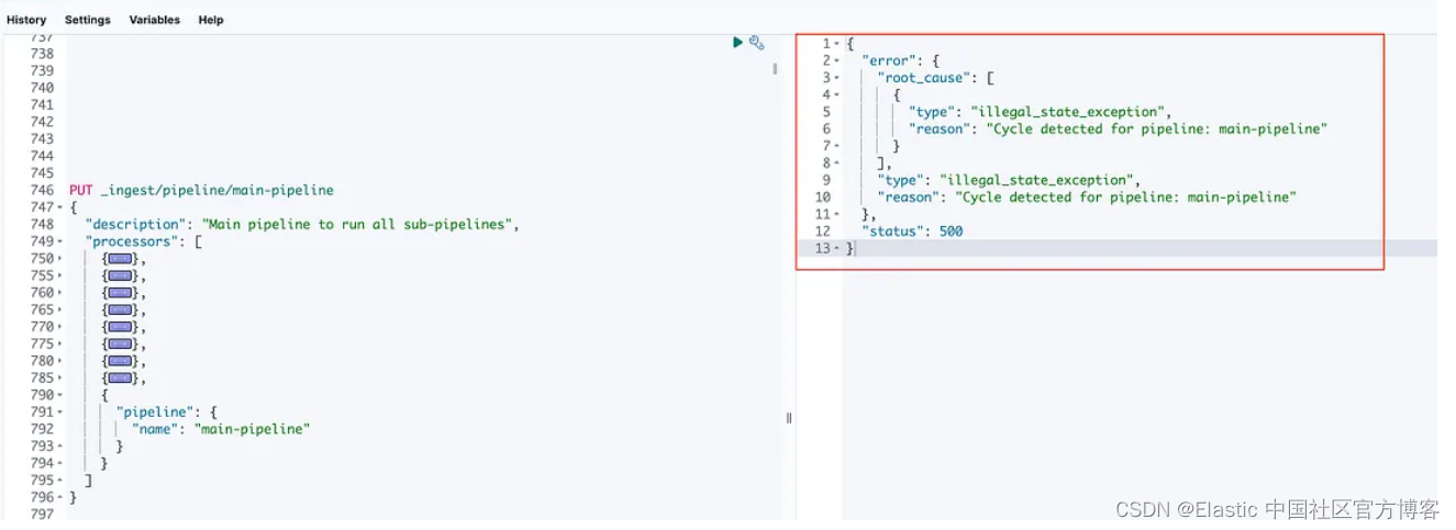 Elasticsearch 摄取管道 — 检测到管道的死循环