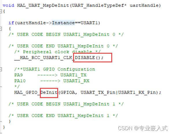 STM32Cube串口USART发送接收数据