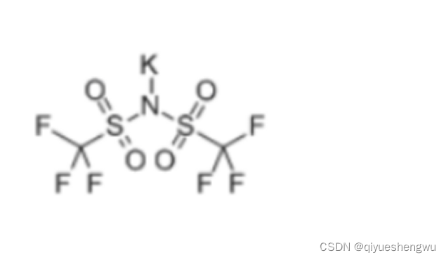 双(三氟甲基磺酰基)酰亚胺钾 cas:90076-67-8 分子式:C2F6KNO4S2 分子量:319.24