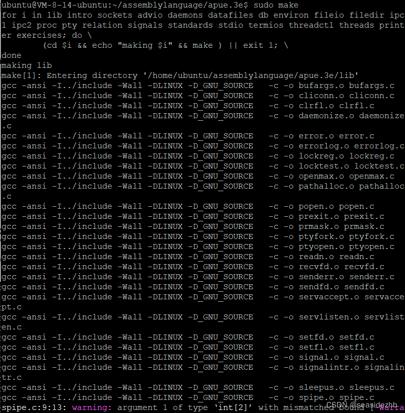 《Unix环境高级编程》第三版源代码在CentOS 7、Ubuntu 20.04和Ubuntu 22.04上编译_unix源代码-CSDN博客