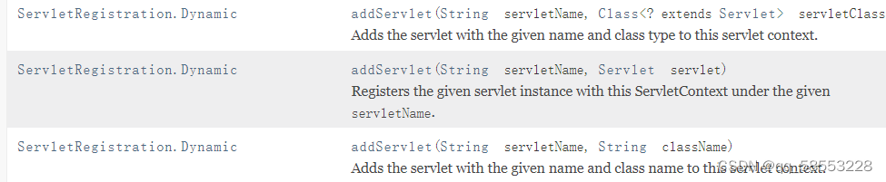 注册Servlet组件
