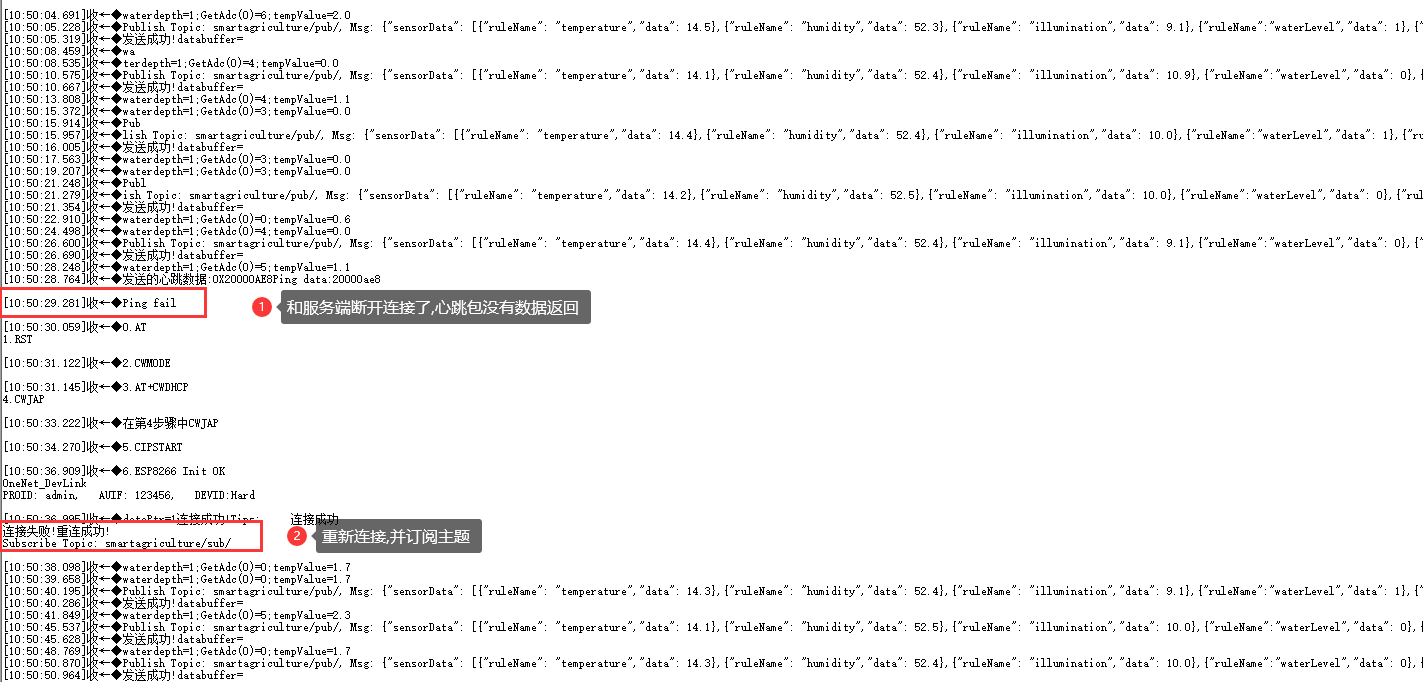 ESP8266-01s+STM32+MQTT+ONNET+EMQX实现定时发送心跳包并配置MQTT断开连接后进行重连