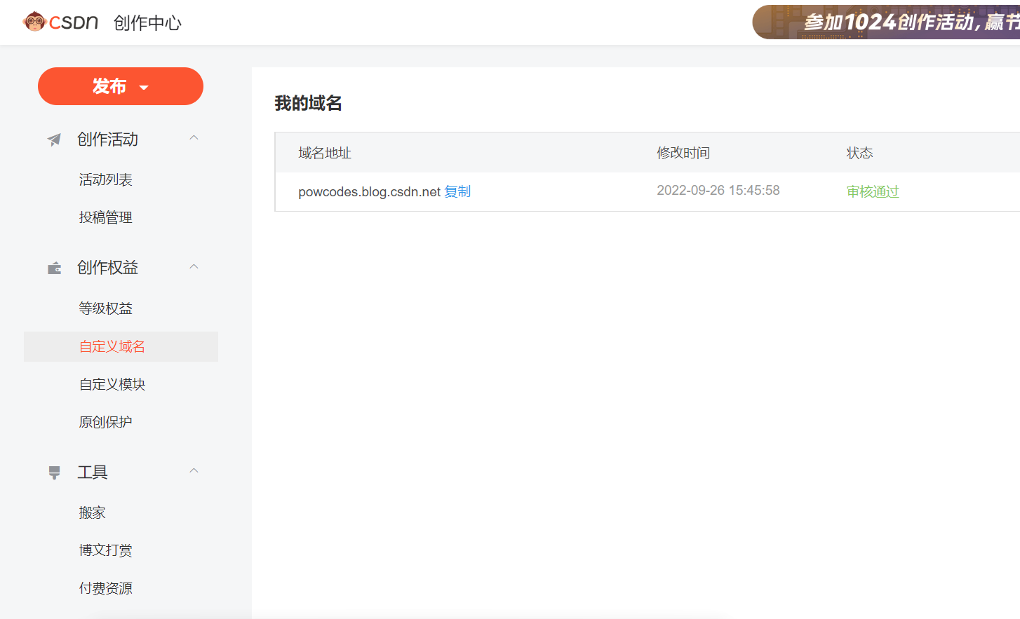 自定义CSDN博客三级域名图